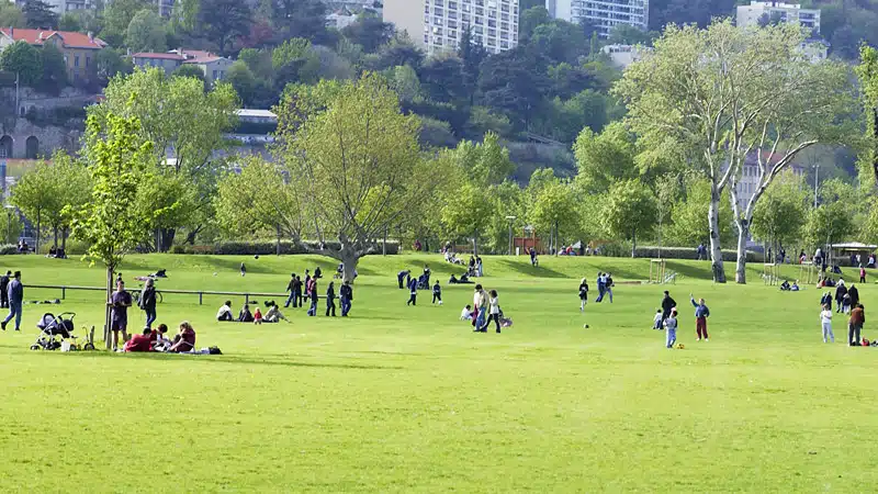 Parc de Gerland, green space in Lyon
