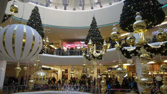 La Part-Dieu shopping mall celebrates christmas